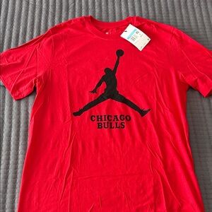 Nike Red Jumpman Chicago Bulls Tee